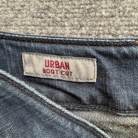 Banana Republic Jeans Womens 6‎ Blue Urban Boot Cut 32” inseam Low Rise Causal - Picture 3 of 14